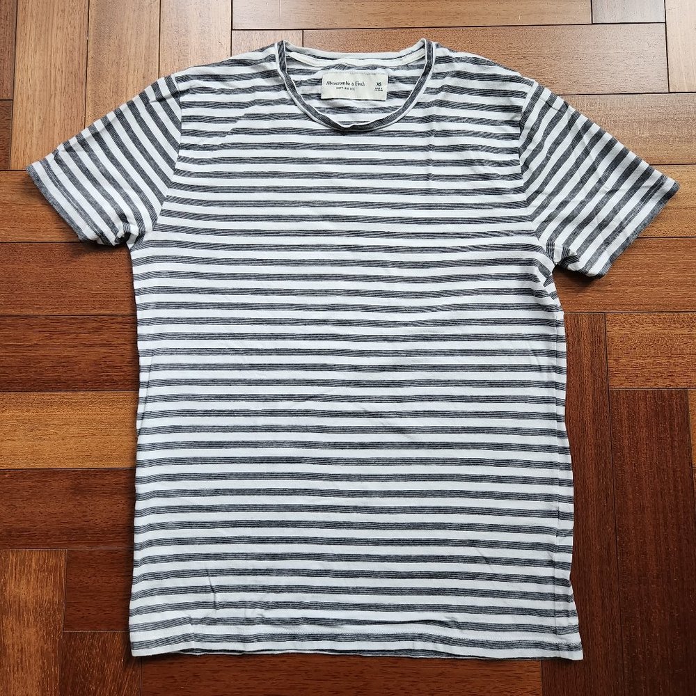ABERCROMBIE Striped Soft T-Shirt